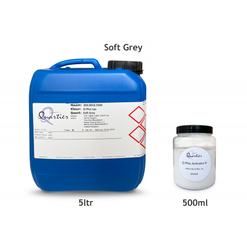 Quartier Q-plus Lye 2K Soft Grey 5ltr + 500ml Activator  260.0018.5500 (DC)